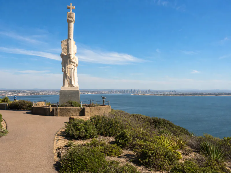Cabrillo National Monument overlooking San Diego Bay