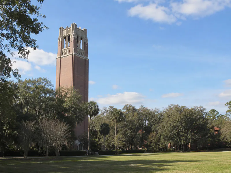 Century Tower on the University of Florida campus in Gainesville