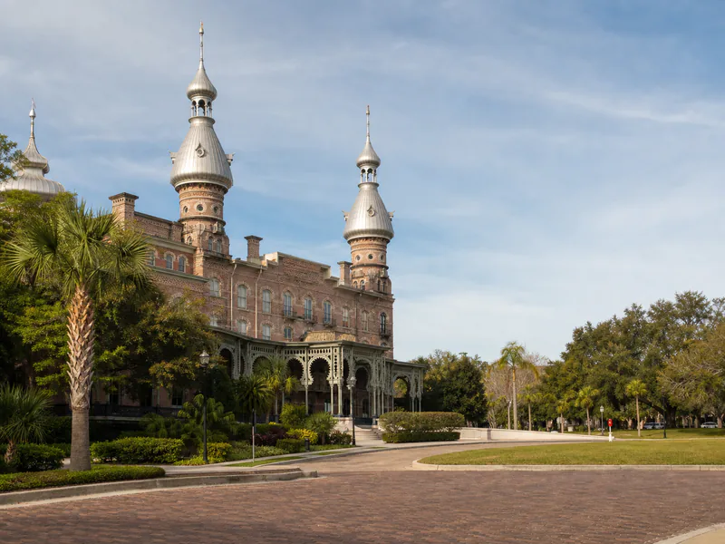 Moorish Revival minarets of the Henry B. Plant Museum in Tampa
