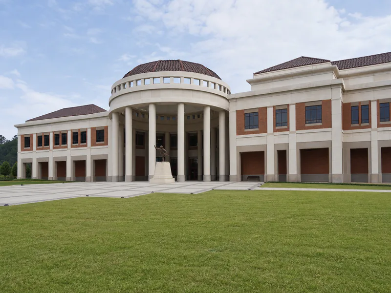 Principal facade and grounds of the National Infantry Museum in Columbus