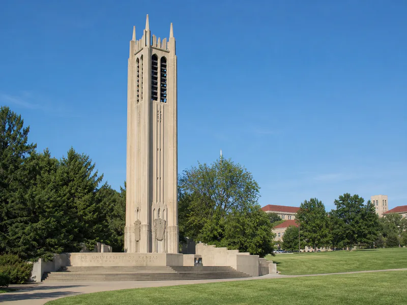 University of Kansas World War II Memorial Campanile in Lawrence