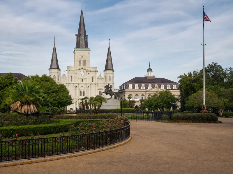 Jackson Square and St. Louis Cathedral in New Orleans