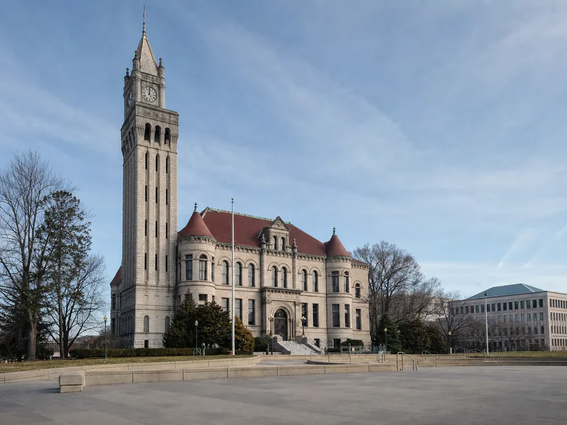 Springfield Municipal Group campanile and City Hall