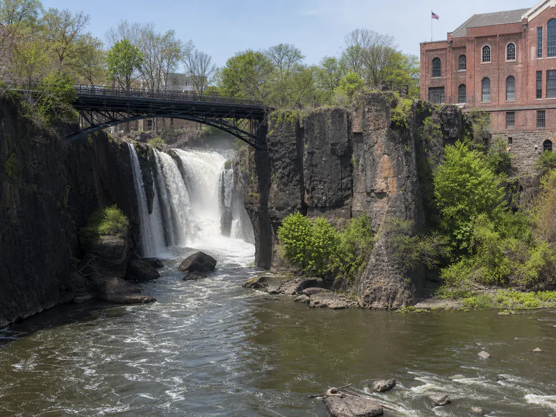 Great Falls and its historic industrial setting in Paterson