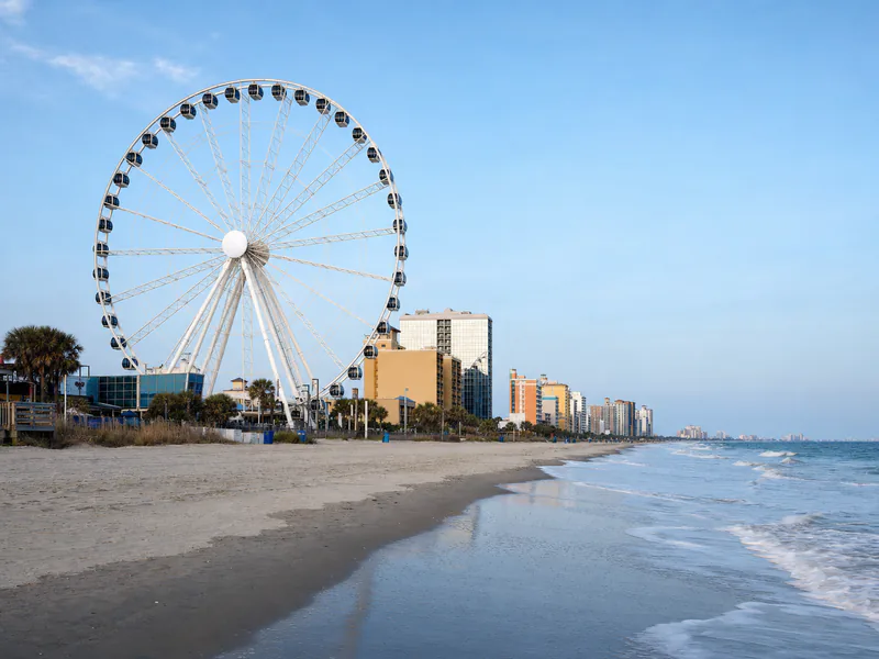 SkyWheel and the Atlantic oceanfront in Myrtle Beach