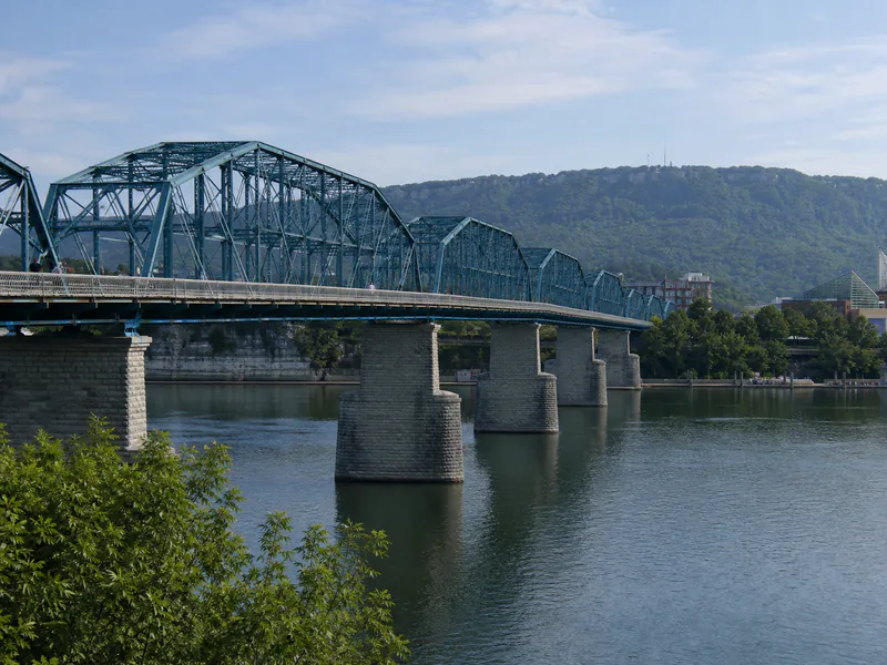 Walnut Street Bridge over the Tennessee River in Chattanooga