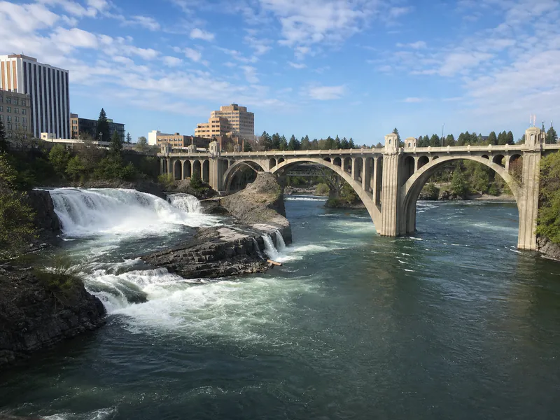 Spokane Falls and Monroe Street Bridge